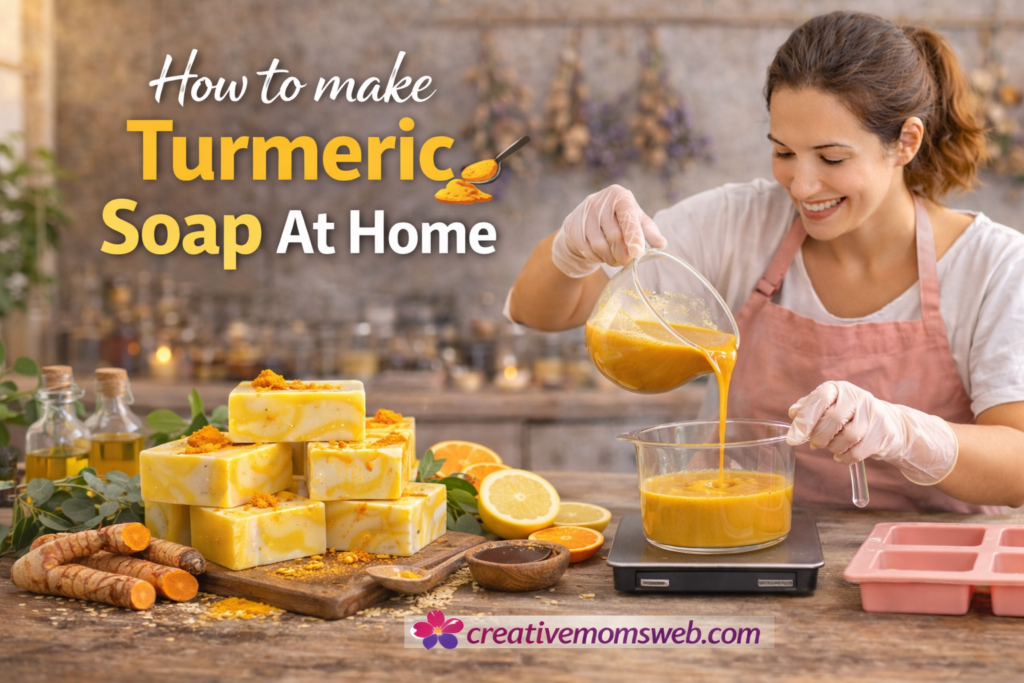 How to make Turmeric Soap At Home