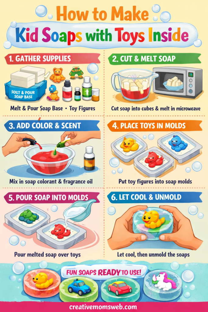 DIY Toy Soaps for Kids – Easy Homemade Soap Idea