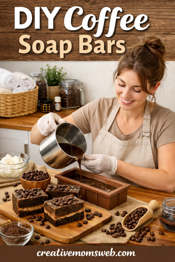 Make Your Own Coffee Soap Bars at Home