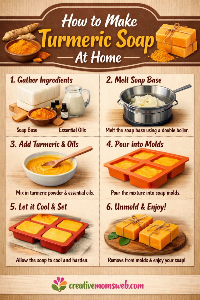 How to make Turmeric Soap At Home