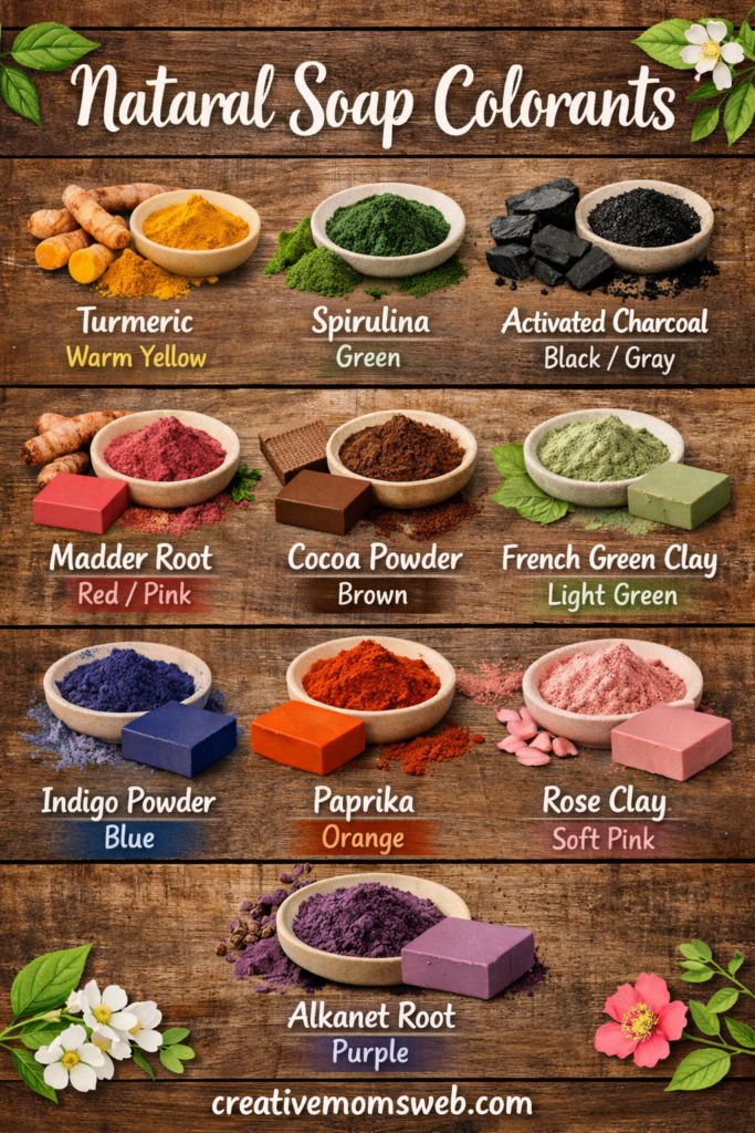 Natural Soap Colorants Guide