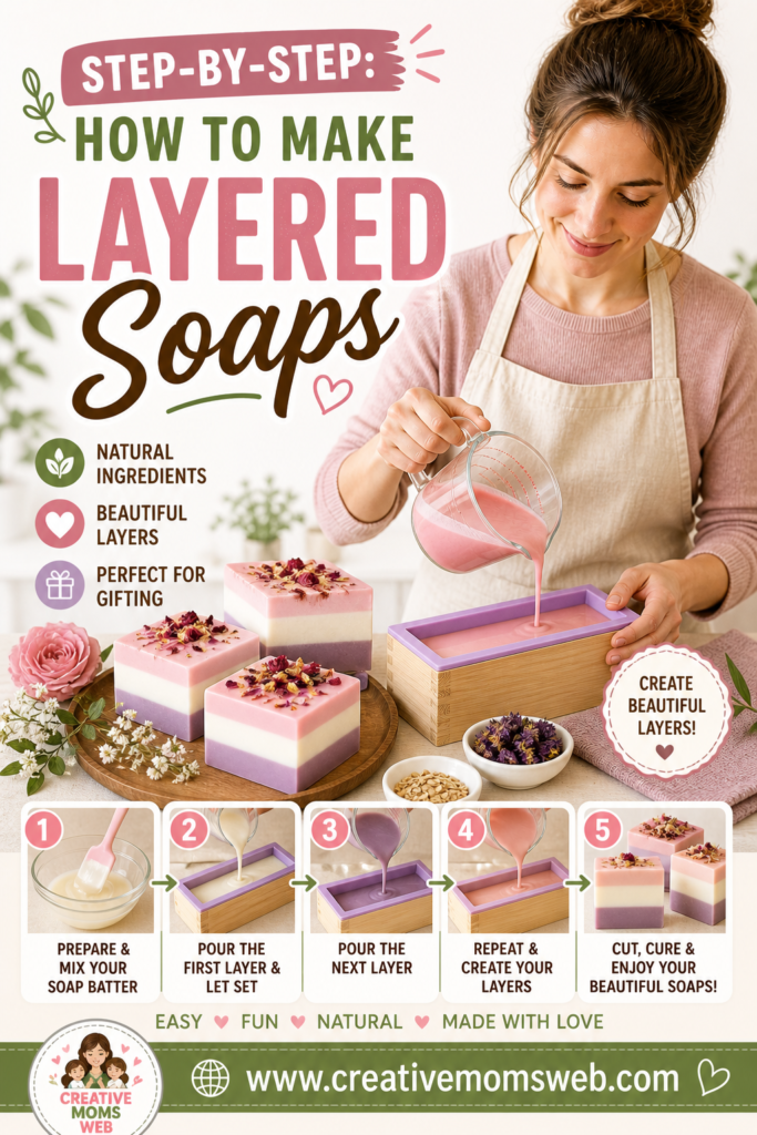DIY Layered Soap Tutorial