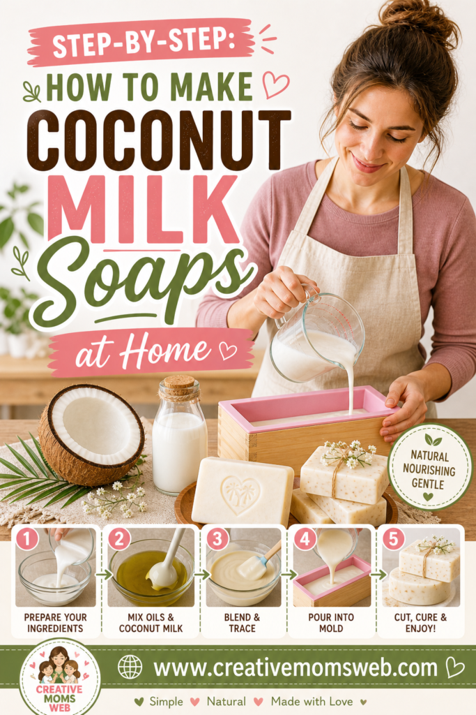 Step-by-Step How to Make Coconut Milk Soaps at Home